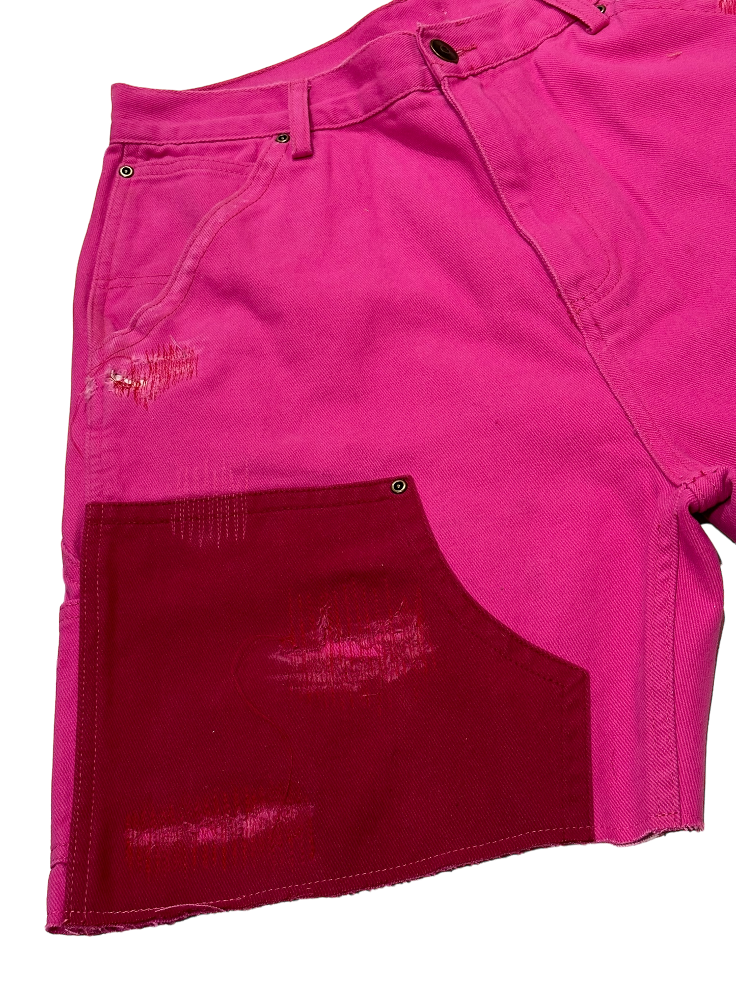 Pink Double-Knee Shorts
