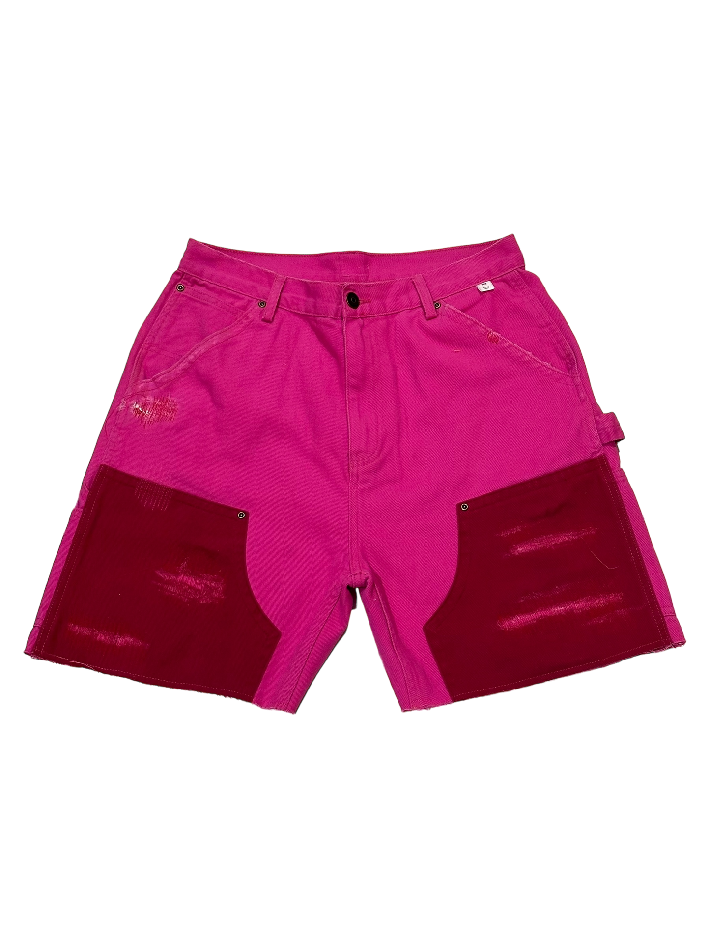 Pink Double-Knee Shorts