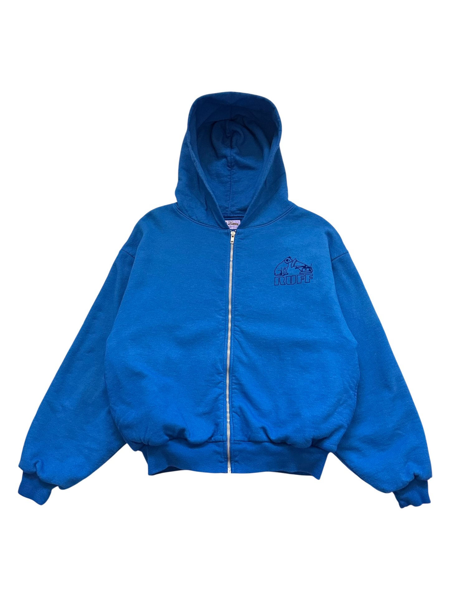 Ruff Records Double-Layered Zip-Up Hoodie *samples*